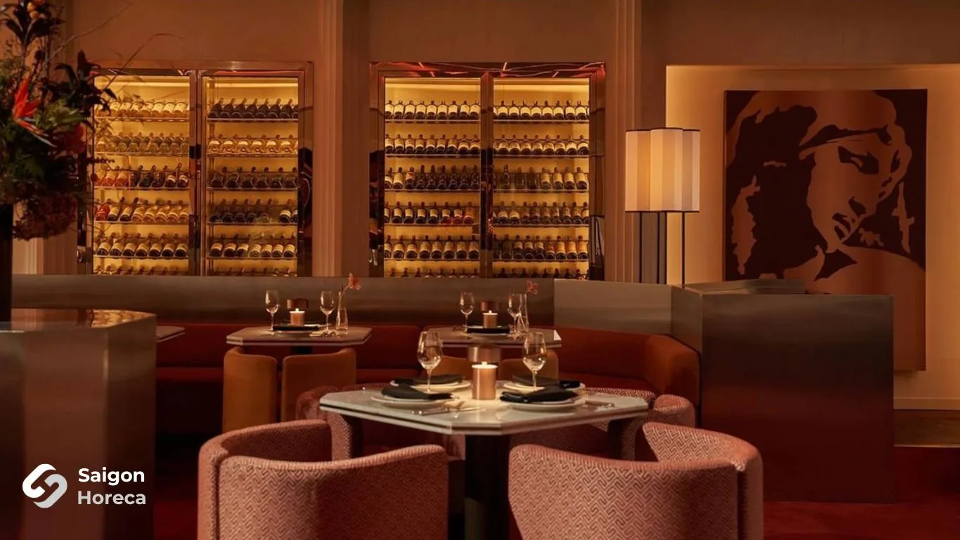 Sophisticated Italian dining ambiance design at Bambino