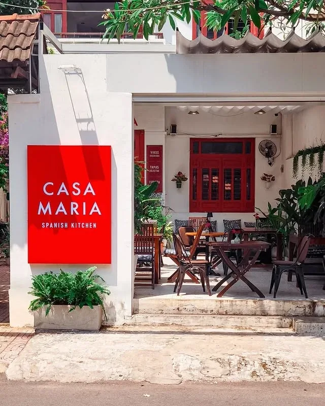 Facade and Store Signage of Casa Maria Spanish Kitchen